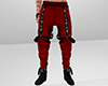 T| Red Techwear Pants