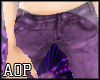 (AOP) Purple Jeans