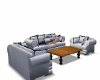 TK 4pc Couch Set Silver