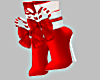Xmas Candy Cane Boots