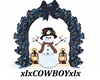Snowman w Arch