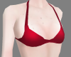 a-cup red leather bikini