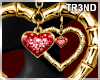 áµ Heart of Gold Hoops