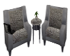 gray chair set