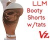 LLM Booty Sh. White Tats