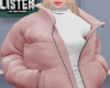 🅷 Puffer Jacket Pink