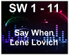 Say When-Lene Lovich