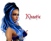 Animated blue flame hair