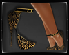 Gold Leopard Heels