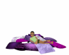 EG Purple Pose Pillows