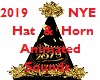2019 NYE Party Hat  Horn