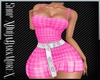 Pink Plaide Dress