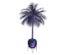 {L Neon Purple Palm Tree