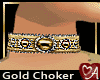 Gold Choker w/ Dangle