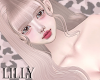 livya blonde bangs