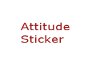 Attitude sticker