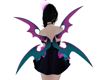 pastel goth demon wings