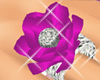 Pink Violet Dimond Ring
