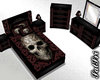 Skulls Bedroom Set