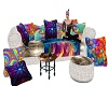 cosy boho sofa/poses