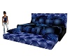 Blue Poseless  Bed