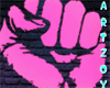 ! Anim-Neon Raised Fist