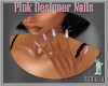 Pink Designer Nails