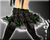 [W] Ruffled Skirt Green