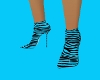 blue zebra shoes