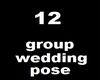 12 Group Wedding pose