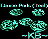 ~KB~ Dance Pods (Teal)