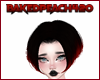 Babette red black ombre