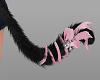 Black Tail Pink Bow