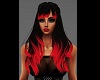 Black/Red Idalyn Hair