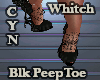 Witchy Blk PeepToes