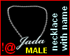 !@ Necklace w/name MALE 