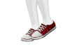 LAYLA DRK RED SNEAKERS