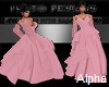 AO~Layable Pink lng Gown