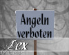 LEX sign Angeln verboten