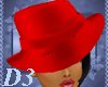 Red Satin Hat