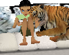 ! cuddle with tiger !