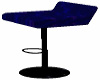 Blue Tall Stool Chair