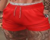Red Muscle Shorts