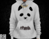 Grey Panda Hoodie