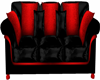 Red/Blk Lounge Couch