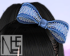 & Hair Ribbon Blue