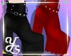 ★ Blk Red Boots