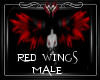 -A- Angel (M) Wings Red