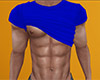 Blue Rolled Shirt (M)