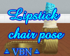 Lipstick chair pose GBl